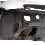 Blick auf die Rohkarosserie des Audi R8 von 2016